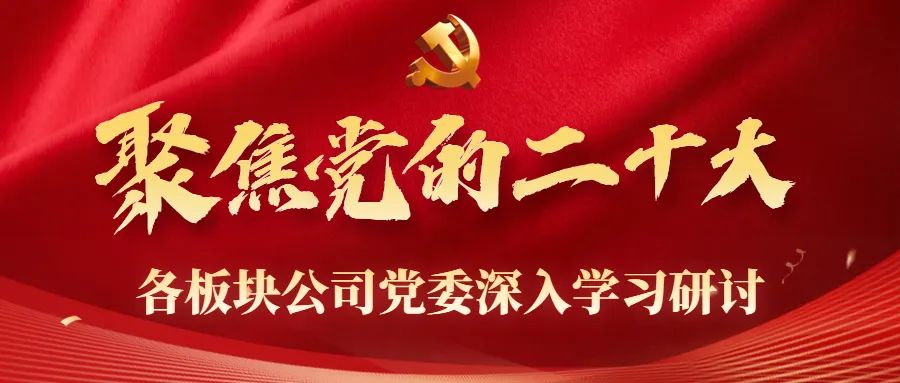 聚焦二十大 | 中國(guó)建材股份掀起學(xué)習(xí)宣傳貫徹黨的二十大精神的熱潮